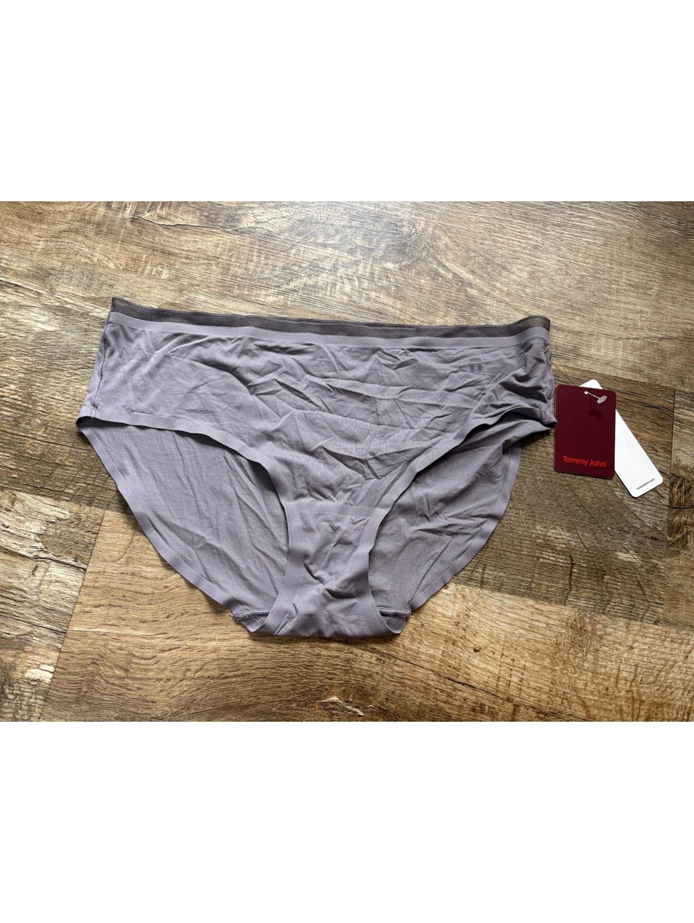 Tommy John Large Women's Gray Seamless Bikini Underwear